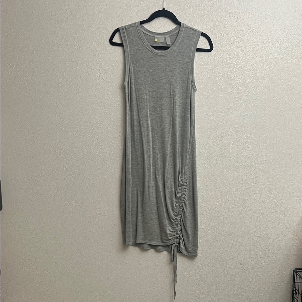 Zella Gray Sleeveless Midi Dress